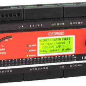 ISOPAK208 DC Ground Fault Monitor, Output Relay, Analog Output (8 Channels)