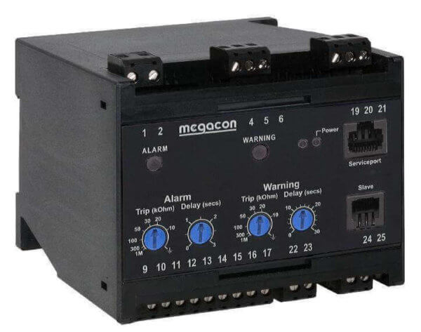 KCM165 Insulation Monitor, System Voltage up to 25kVAC, Output Relays, Optional Analog Output