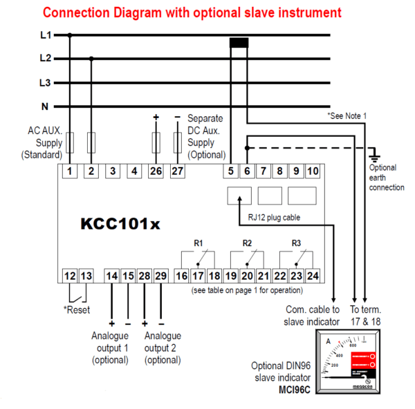 KCC101x AC Current Protection Wiring Diagram SELCO USA
