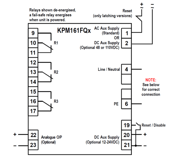 KPM161xF Connection Diagram SELCO USA